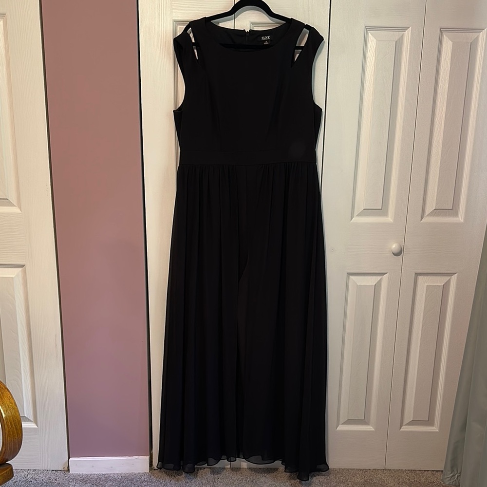 Black Jumpsuit with Skirt